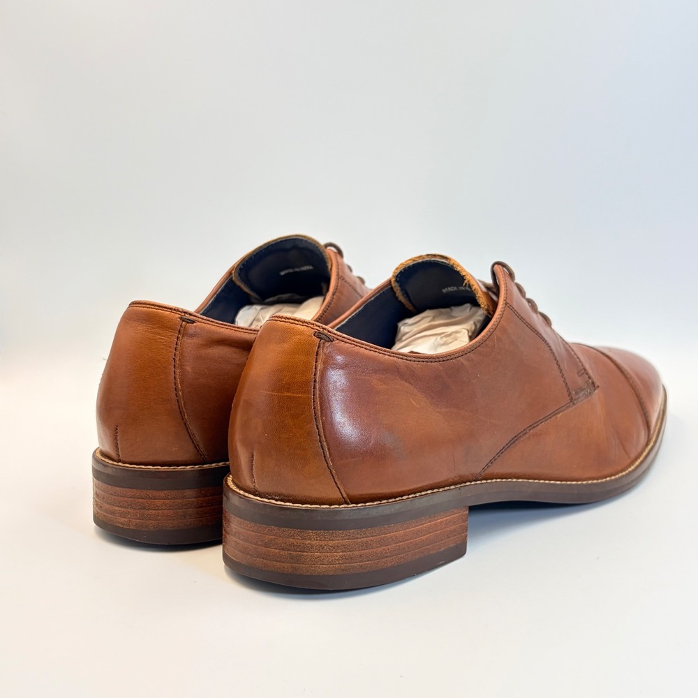 Cole Haan Lenox Hill Men's 10.5 Grand OS Cap Toe Oxford Shoes C11632 Brown - Picture 6 of 14